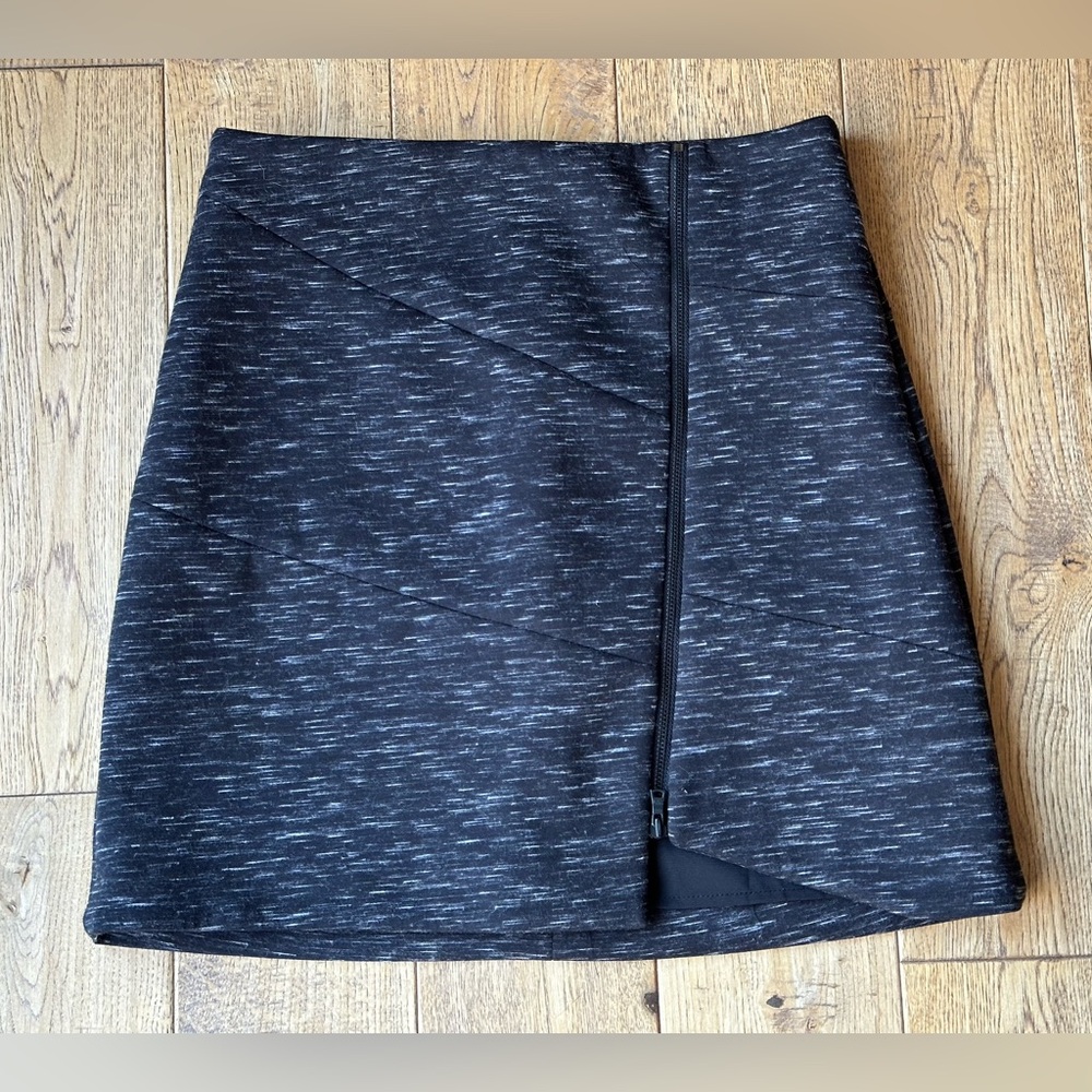 Sam Edelman Heather Grey Zipper Skirt size 2